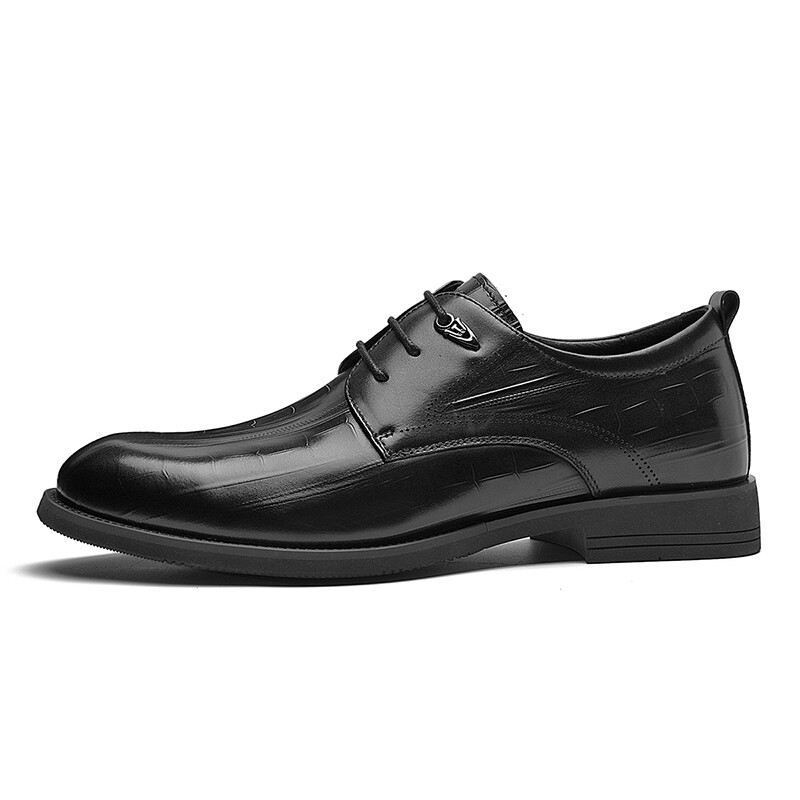 

Туфли AOKANG Dress Shoes Men Low-Top Black