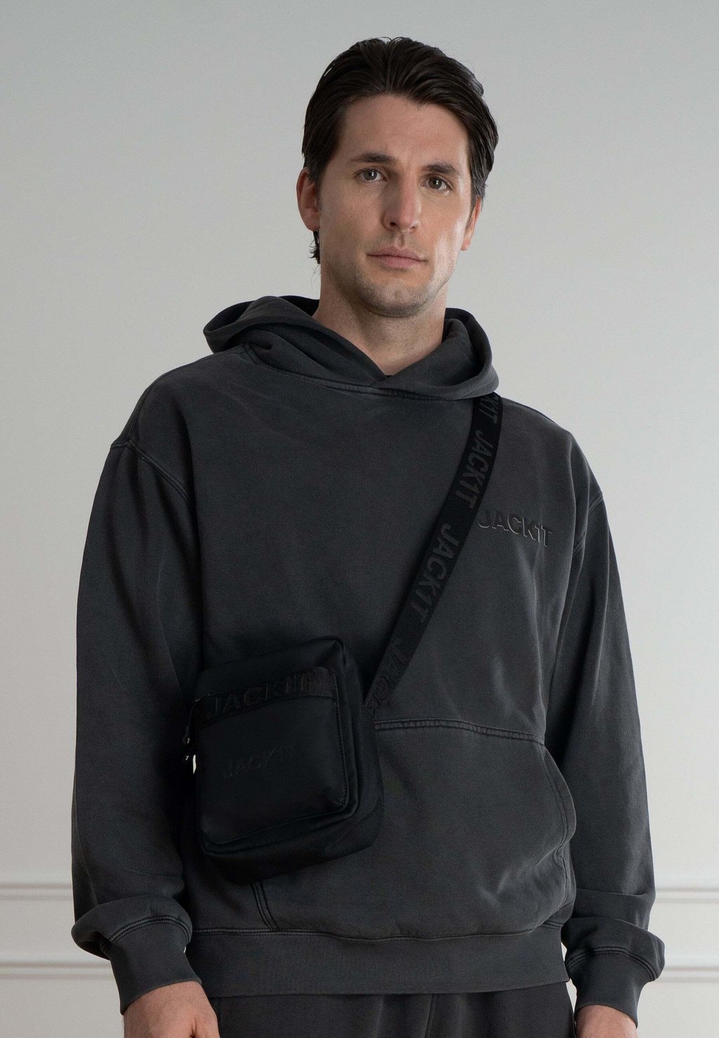 

Сумка через плечо CAMERA BAG UNISEX LOGO PRINT EDITION JACK1T, черный