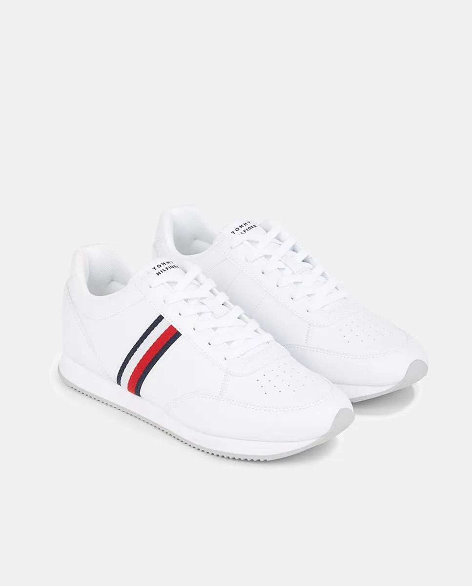 

Кроссовки Tommy Hilfiger с боковым флагом, белый