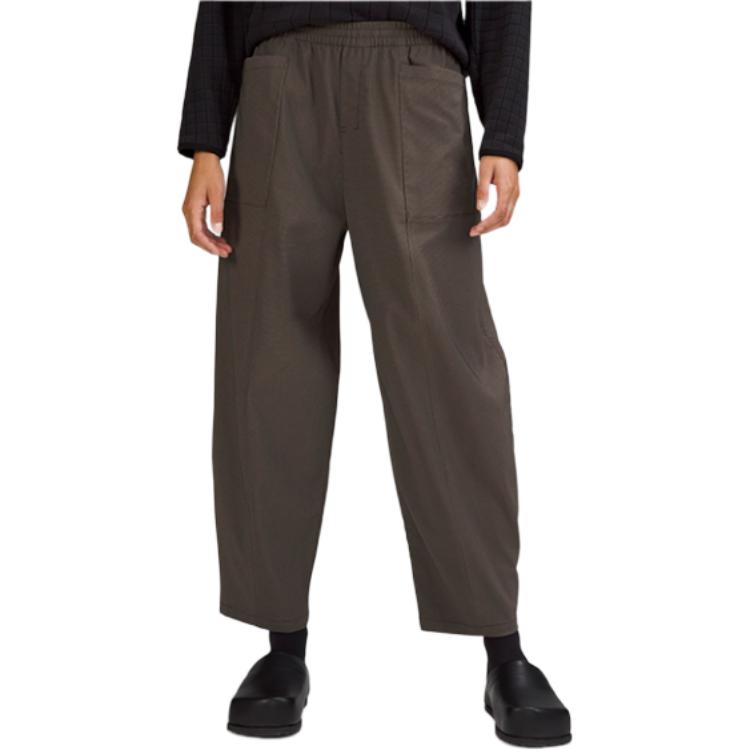 

Женские повседневные брюки-бочко из тканого материала с широкими штанинами от LAB Collection Lululemon, nawi/army camel