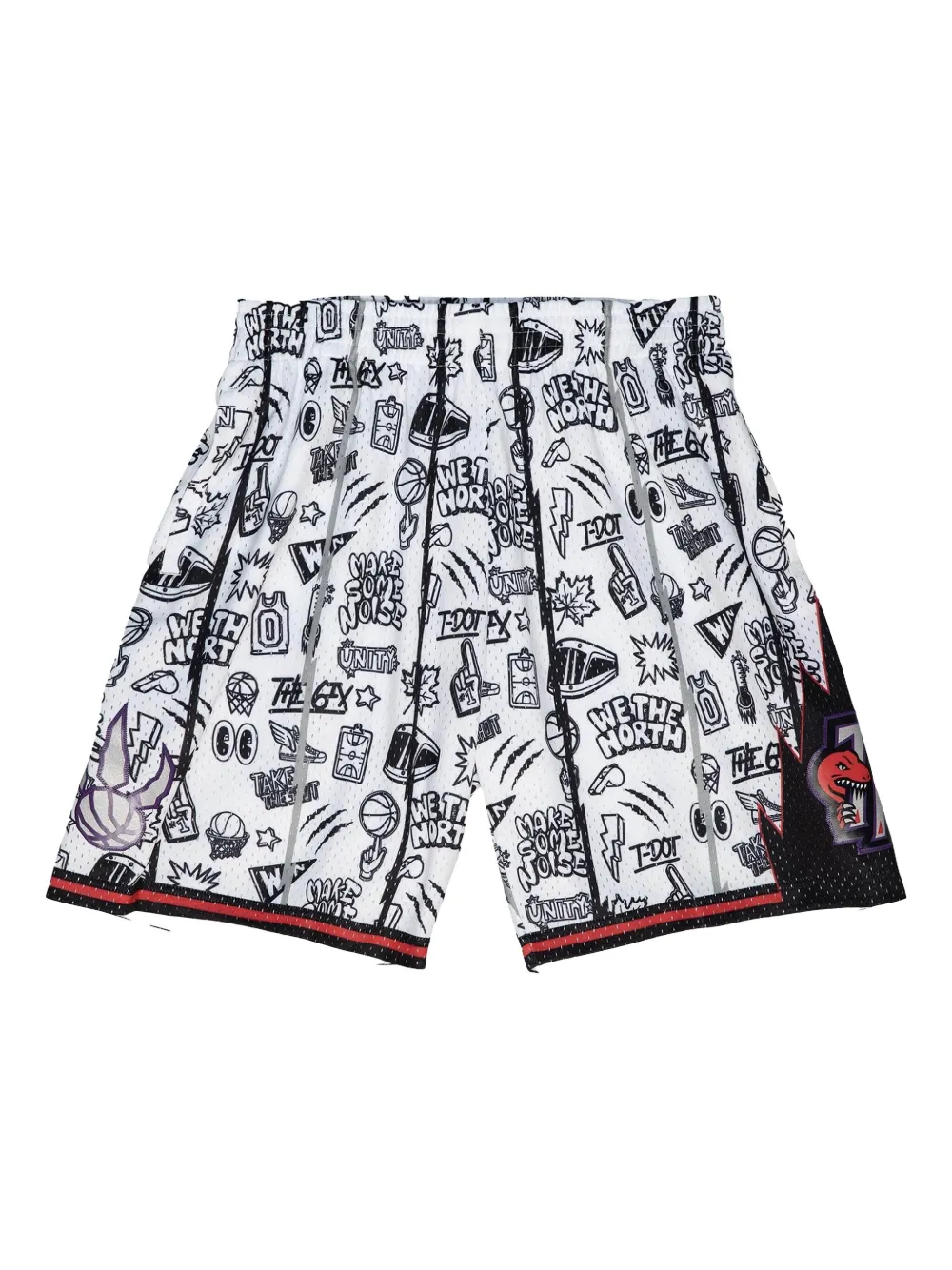

Шорты "NBA Toronto Raptors 1998" Doodle Swingman Mitchell & Ness, белый