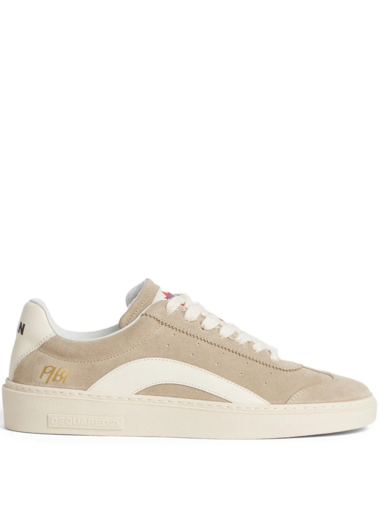 

Кроссовки DSQUARED2 из замши, нейтральный