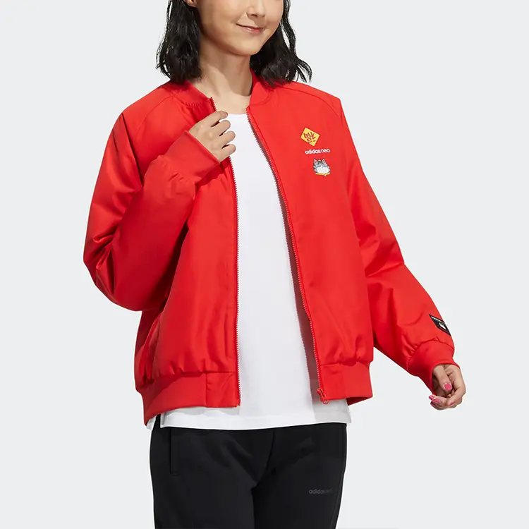 Моя стеганая куртка King Mansleep CNY Collection, женская, красный Adidas Neo — фото 4