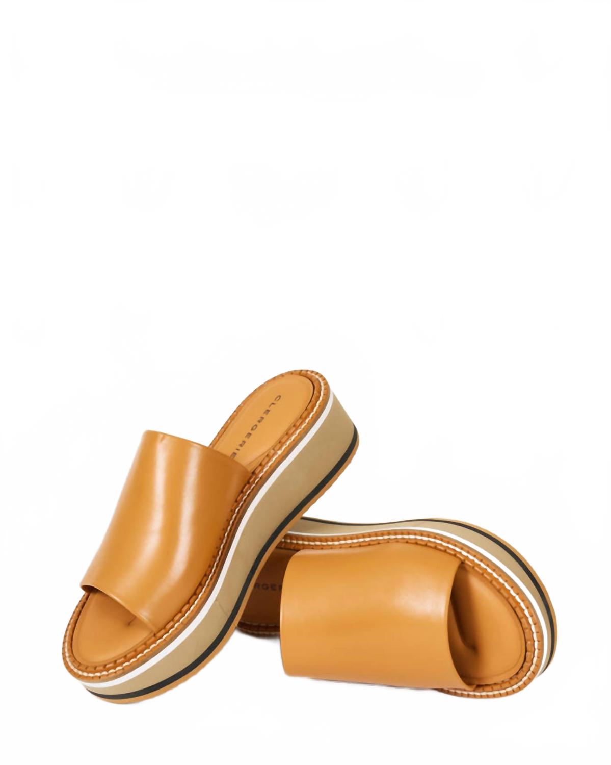 Женские мюли Fast2 Wedge с длинным ворсом Robert Clergerie, Long Nap — фото 3