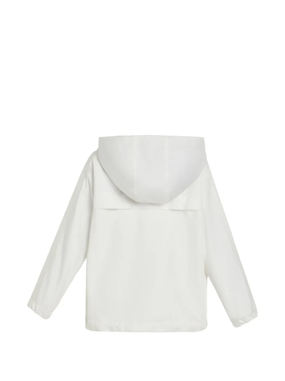Куртка с капюшоном и логотипом Brunello Cucinelli Kids, белый — фото 2