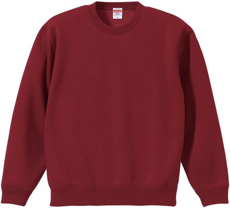 

Мужская толстовка United Athle с круглым вырезом, плотность ткани 10.0 унций, красный/бордовый