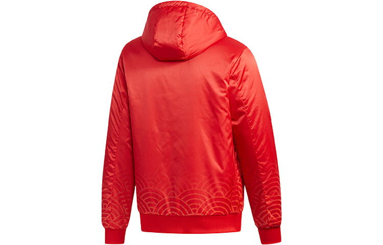 Стеганая куртка мужская светло-алая Adidas Neo, цвет Light Scarlet — фото 2