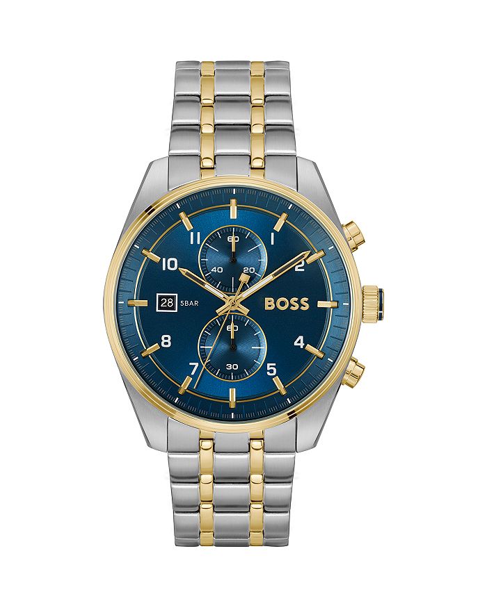 

"Skytraveller Chronograph, 44 мм" BOSS Hugo Boss, синий