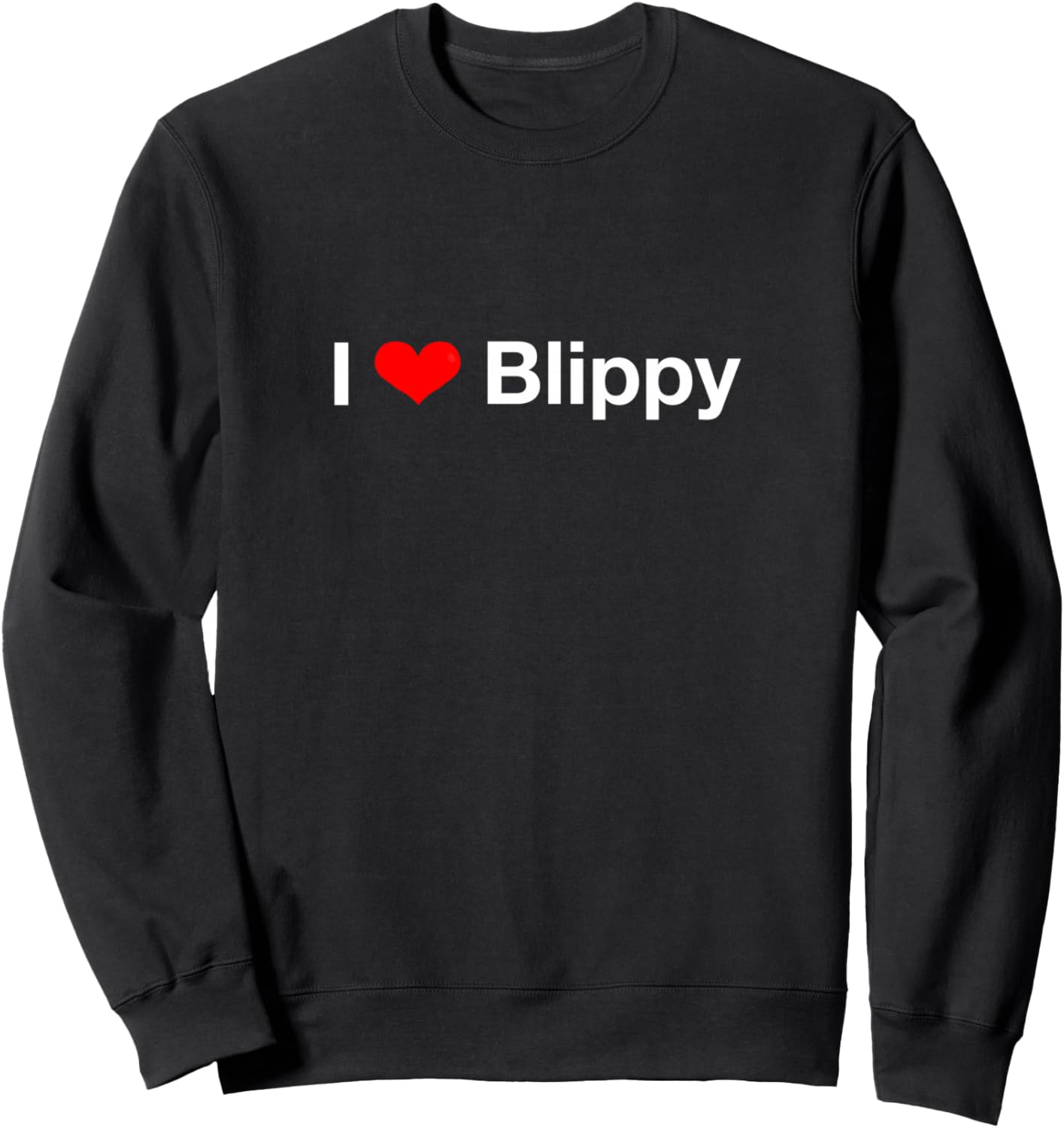 

Толстовка Я люблю Бриппи Love Blippy, черный