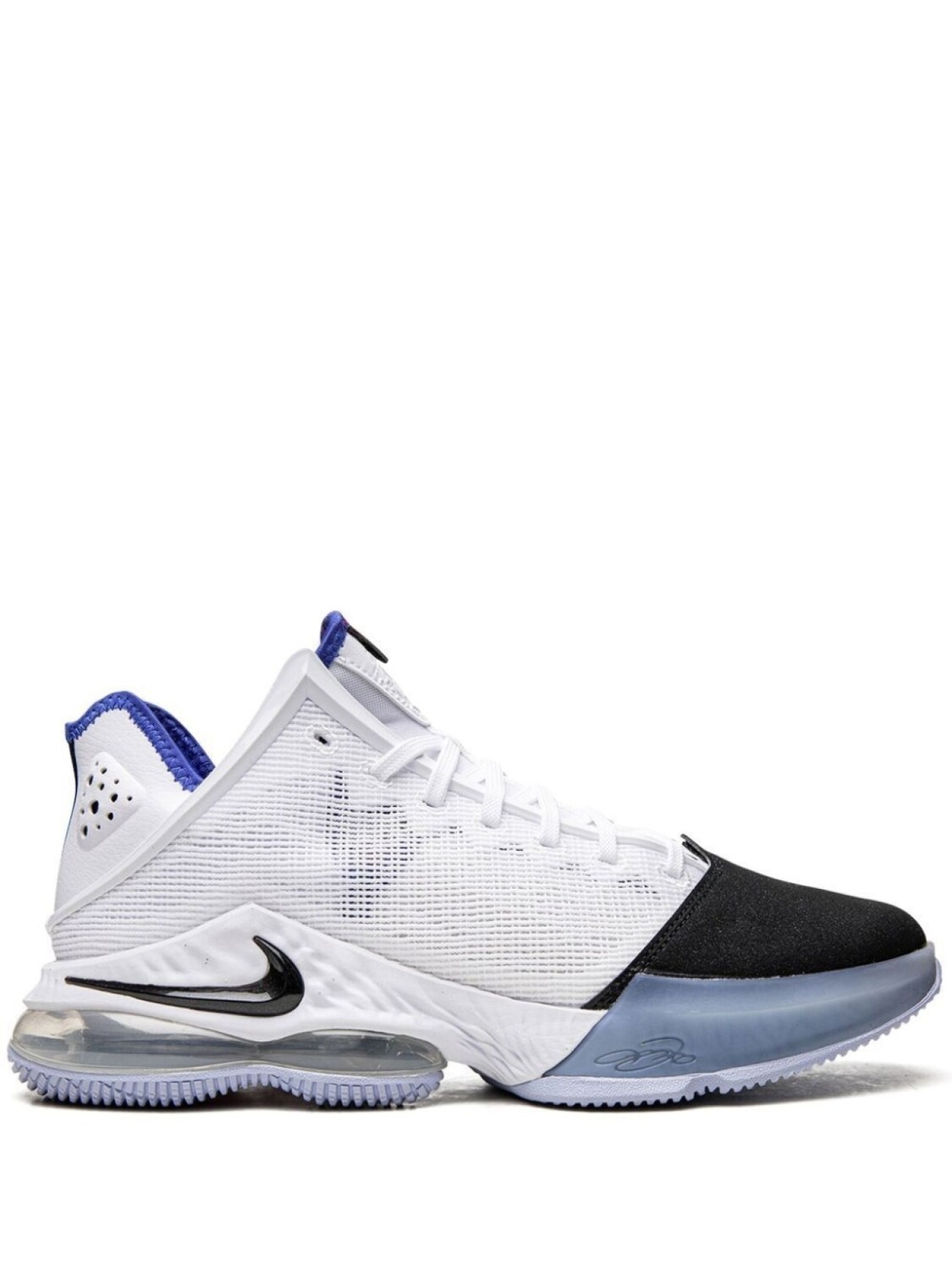 

Nike LeBron 19 Low "Black Toe" sneakers, белый, Серый;белый, Nike LeBron 19 Low "Black Toe" sneakers, белый