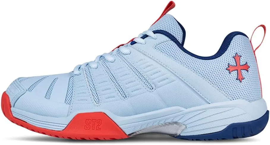 Кроссовки Teuton Sports ST2 унисекс для всех типов обуви: легкие, удобные кроссовки для тенниса, настольного тенниса и других видов спорта - размер 37-48 EUR, светло-голубой/светло-голубой