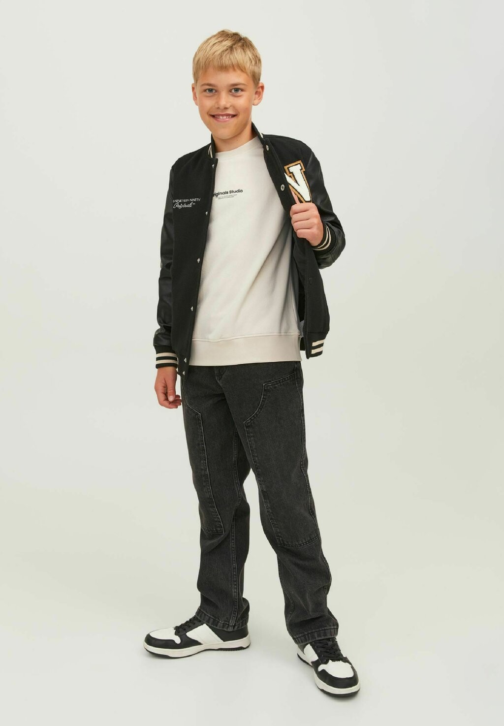 

Толстовка JORVESTERBRO CREW NECK Jack & Jones Junior, цвет moonbeam