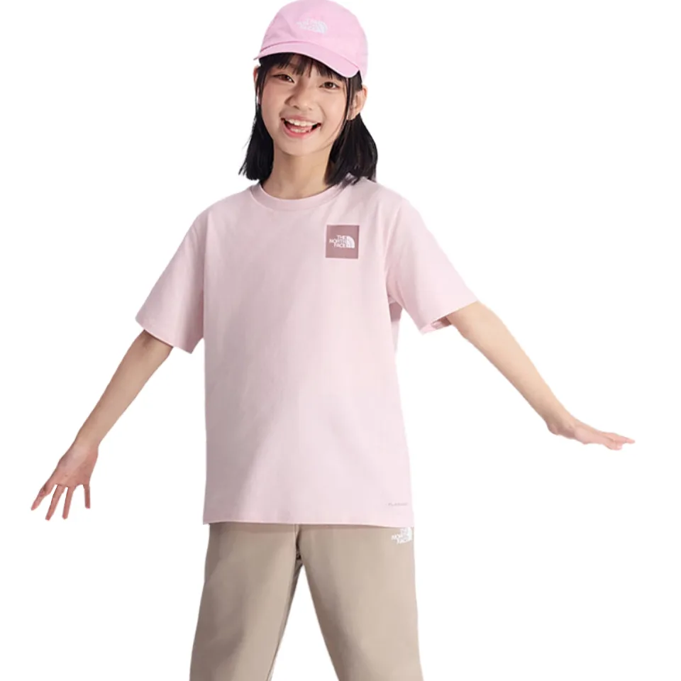 Футболка для детей с круглым вырезом THE NORTH FACE, Twilight Cherry Blossom Pink