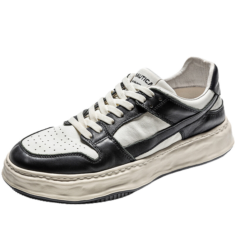 

Кроссовки Nautica Skateboarding Shoes Men Low-top, белый/черный