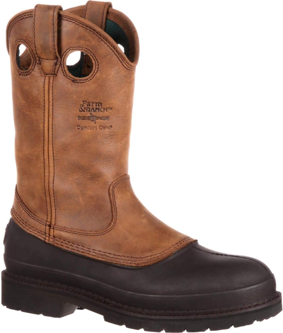 

Мужские ботинки Georgia Boot Muddog с стальным носком Вэллингтон, коричневый