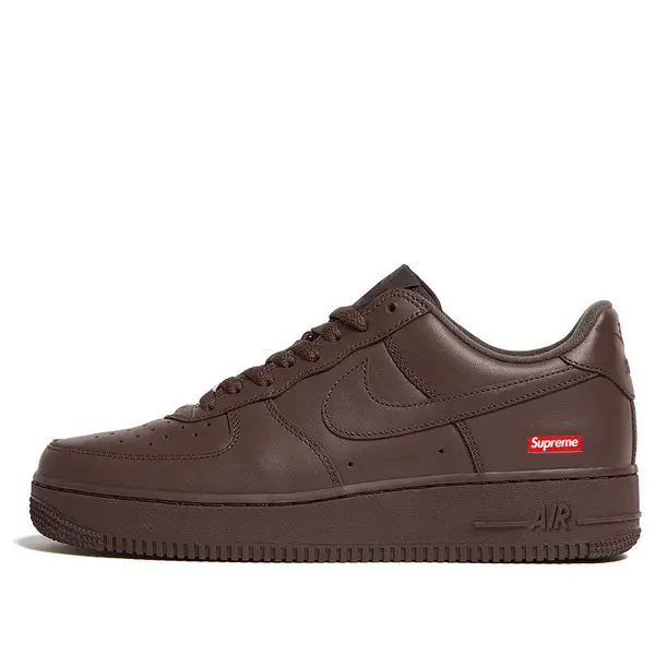 

Кроссовки x supreme air force 1 low Nike, коричневый