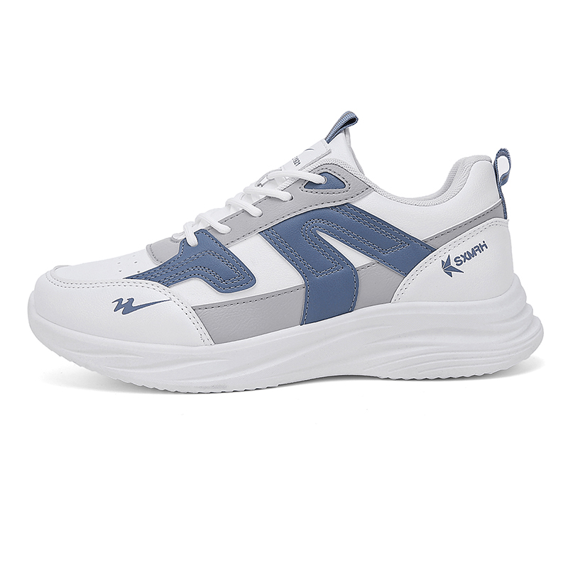 

Амортизирующие нескользящие износостойкие низкие повседневные ботинки unisex DOUBLE STAR 88, белый/синий