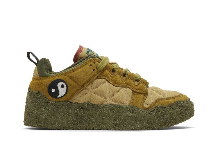 Кроссовки Nike Cactus Plant Flea Market x Dunk Low SP 'Tan Mossy Green', желто-коричневый — фото 2