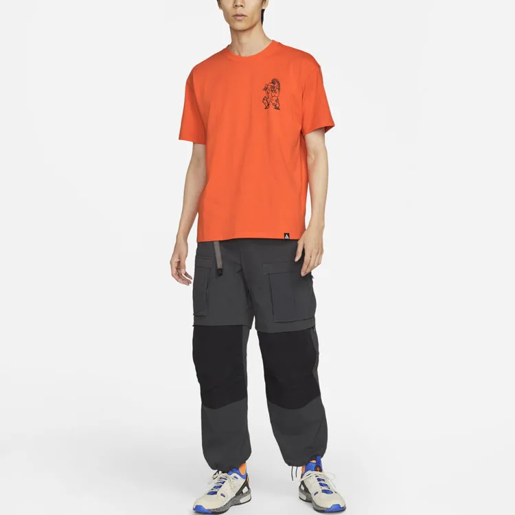 Nike Футболка ACG Rush Orange с круглым вырезом — фото 4