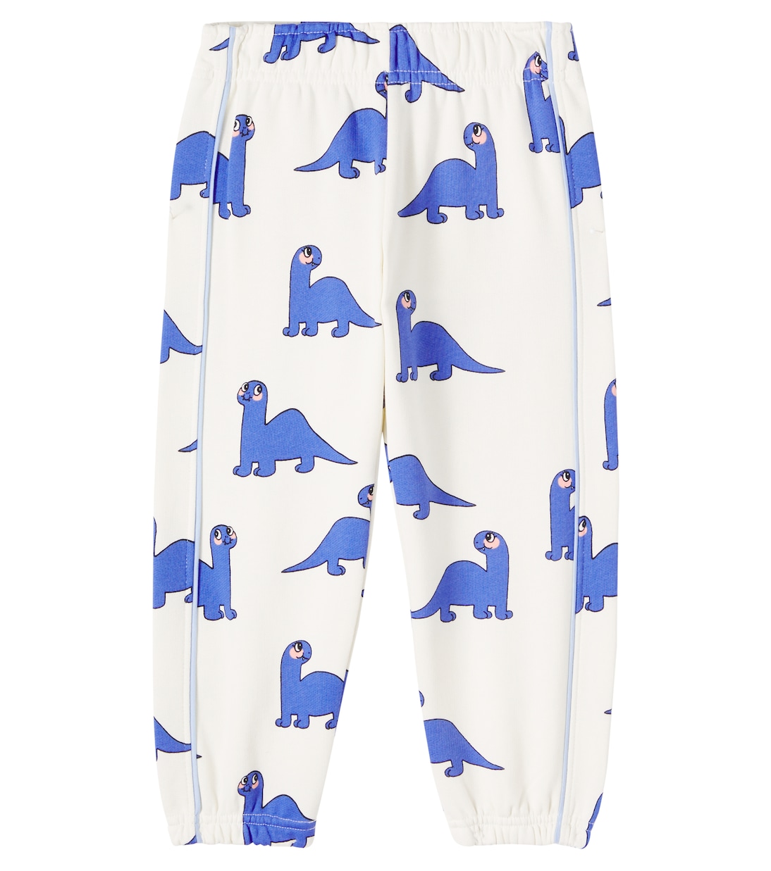 

Спортивные брюки из хлопка с принтом Mini Rodini, белый