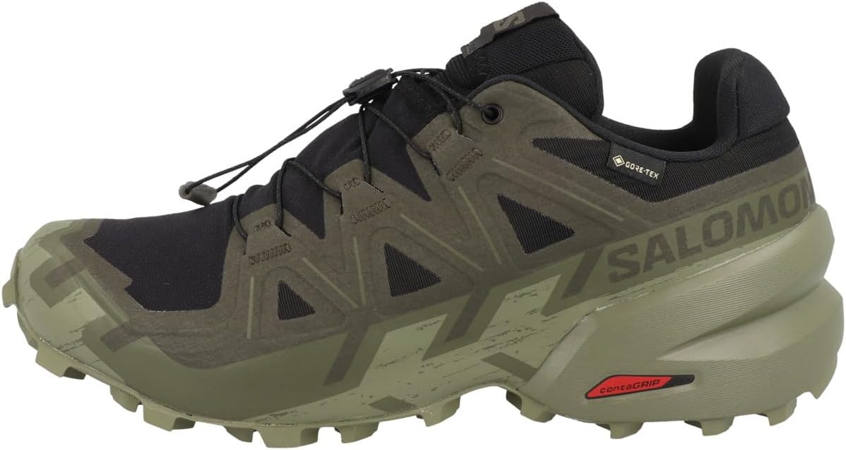 

Женские кроссовки Salomon Speedcross 6 GTX, Black/Peat/Deep Lichen Green