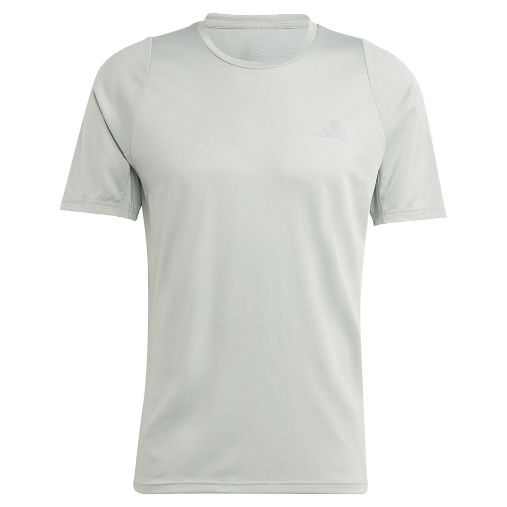 

Футболка adidas Run Icons 3 Stripes, серый