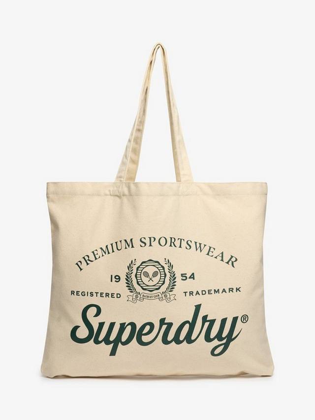 

Сумка-тоут Superdry, цвет Brown/Green