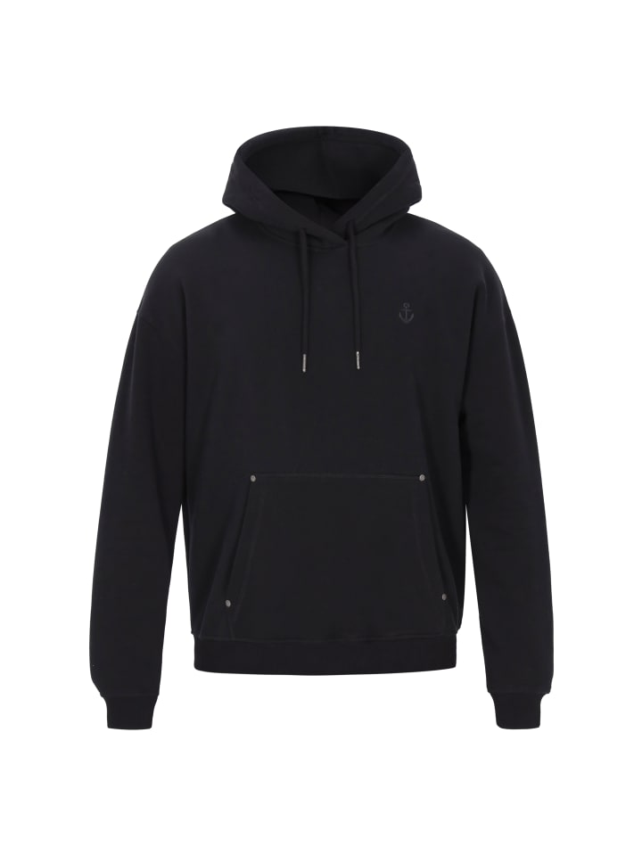 

DreiMaster Мужская толстовка с капюшоном черного цвета, Черный, DreiMaster Мужская толстовка с капюшоном черного цвета