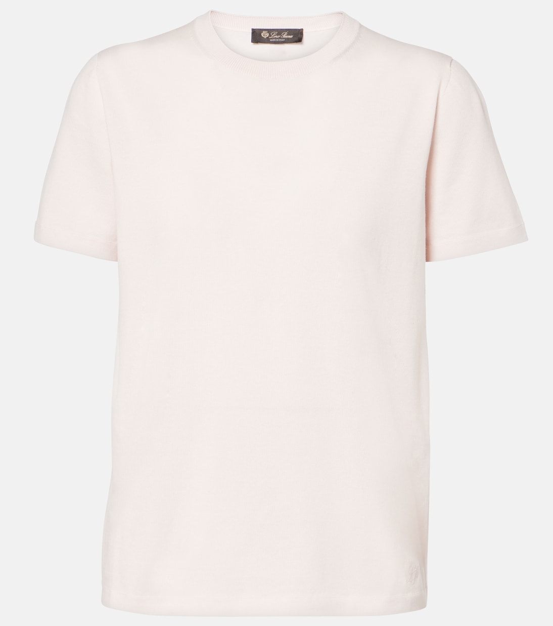 

Футболка из хлопкового джерси Angera Loro Piana, Pink Rice