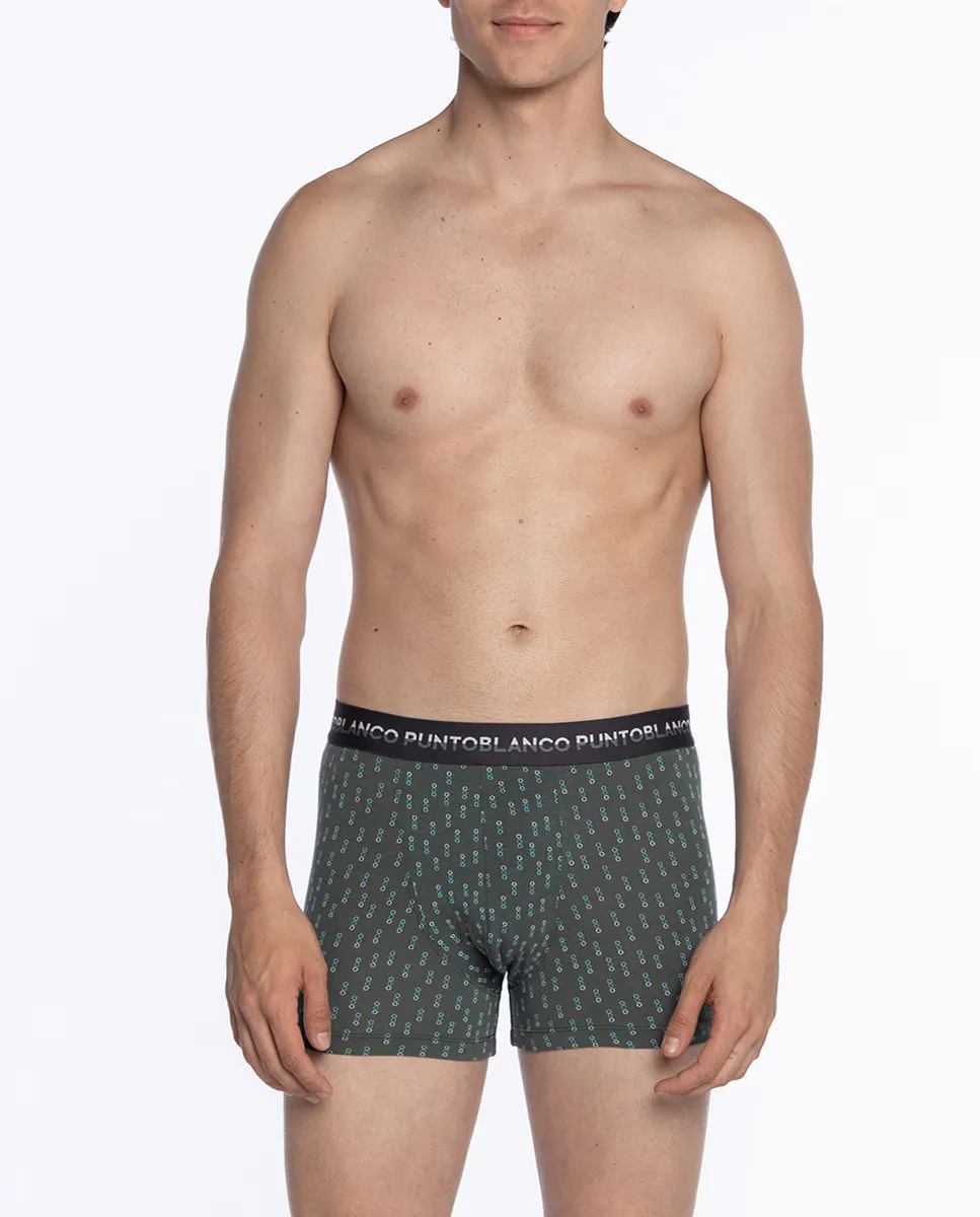 

Упаковка из 2 мужских разноцветных трикотажных трусов-боксеров Punto Blanco, мультиколор