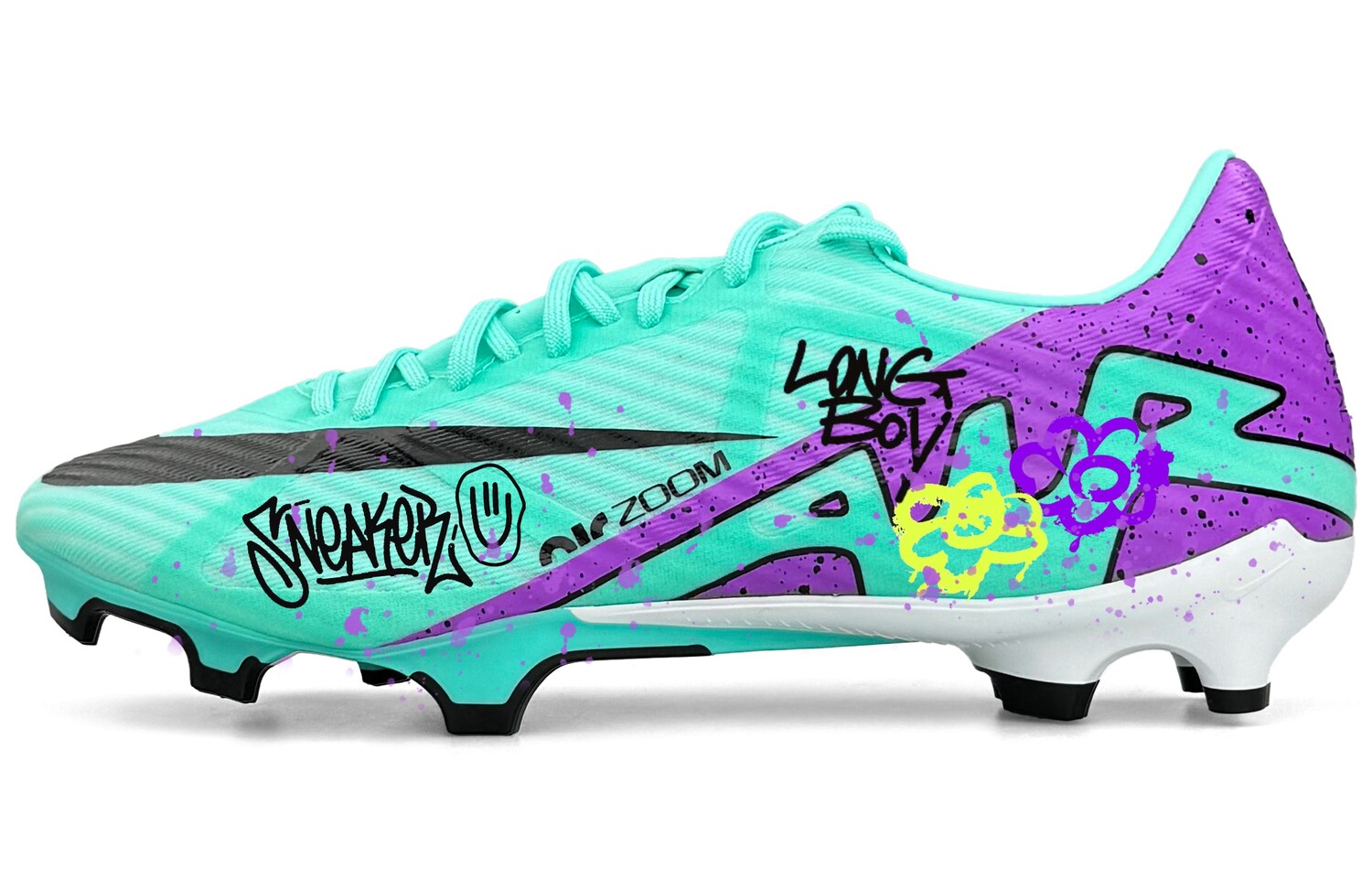 

Футбольные бутсы Air Zoom Vapor 15 унисекс с низким верхом фиолетовые Nike