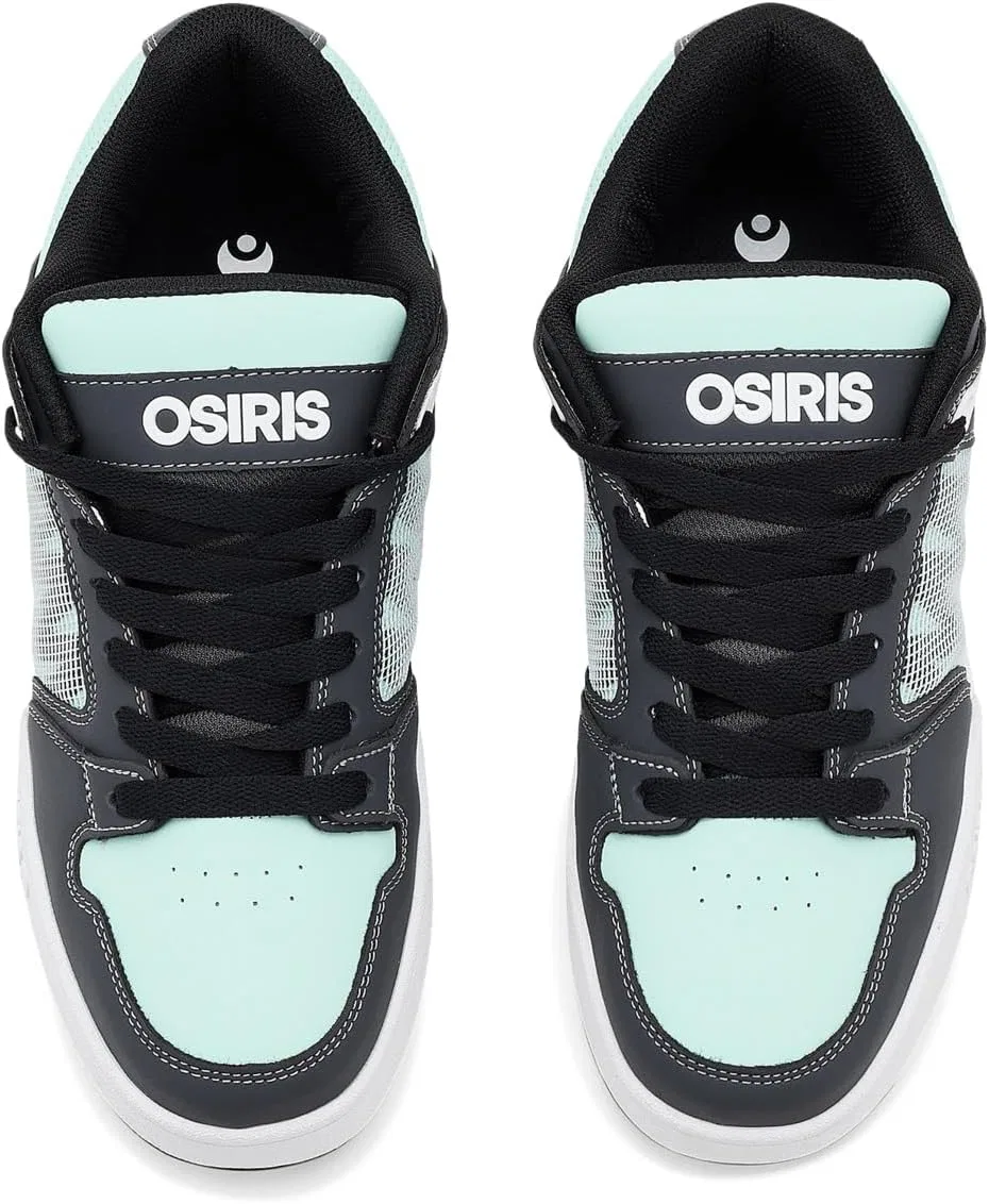 Кроссовки для скейтбординга Osiris, Charcoal/Mint/White — фото 2