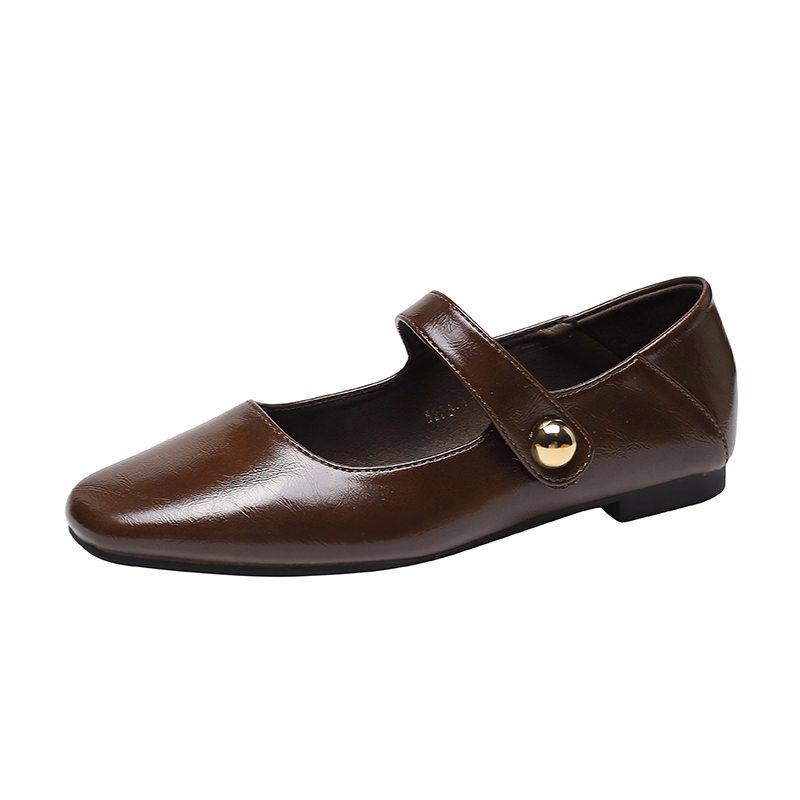 TATAYA Мэри Джейн туфли женские коричневые - тёмно-коричневые, цвет Dark Brown