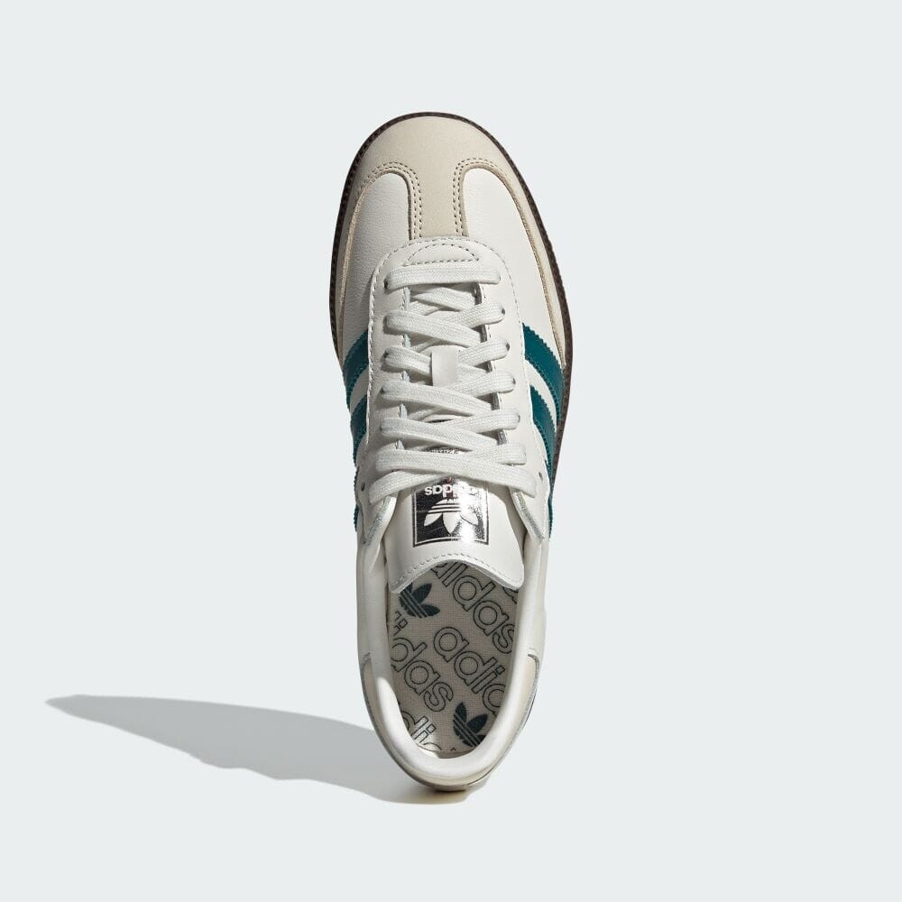 Кроссовки Adidas SAMBA OG, цвет Cloud White/Legacy Teal/Wonder White — фото 2