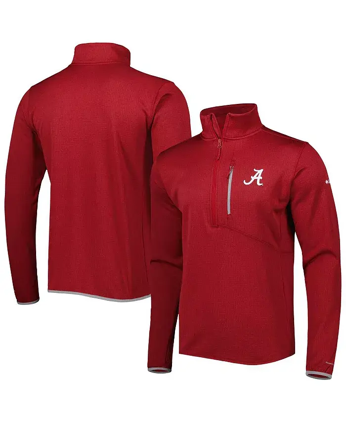 

Толстовка Men's Crimson Alabama Crimson Tide Park View Omni-Wick Half-Zip Top Columbia