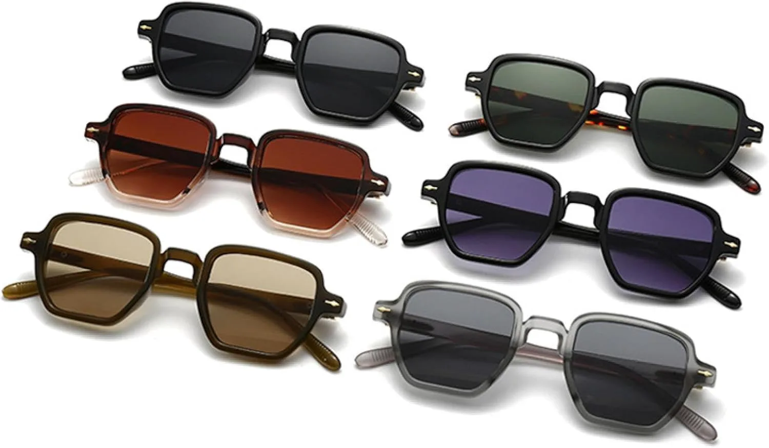 

Солнцезащитные очки с защитой от УФ-излучения UV400 | Женские, панк, мужские, темно-зеленые, для занятий спортом на открытом воздухе и вождения DSVIGF, Gray Gray