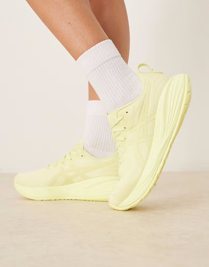 Кроссовки для бега Asics Gel-Cumulus 27 lite-Show в желтом цвете lite-show и huddle — фото 3