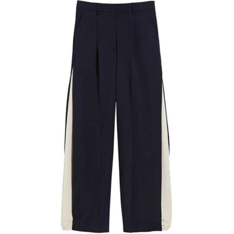 

WEEKEND MaxMara Повседневные брюки женские темно-синие