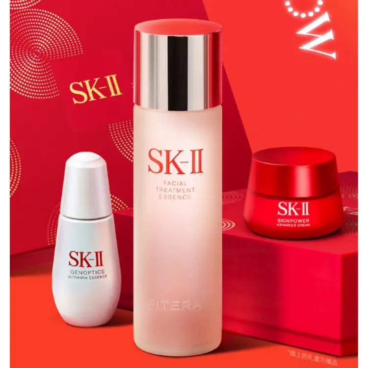 Набор уходовой косметики SK-II: сыворотка Goddess, 230 мл + лосьон, 230 мл + крем, 80 г + шоппер — фото 3