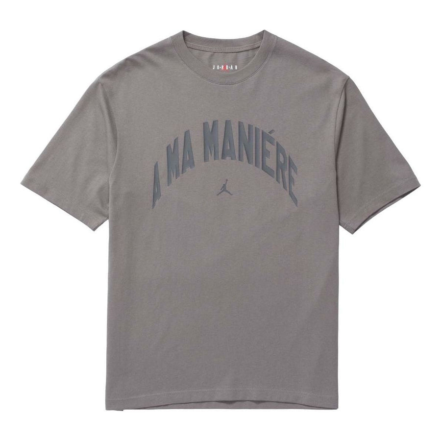 

Футболка Air Jordan x A Ma Maniere T-Shirt Asia Sizing 'Flat Pewter', серый