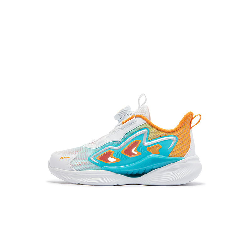 

XTEP Кроссовки детские с низким верхом, устойчивые к скольжению, TEBU White Bay Blue Kids