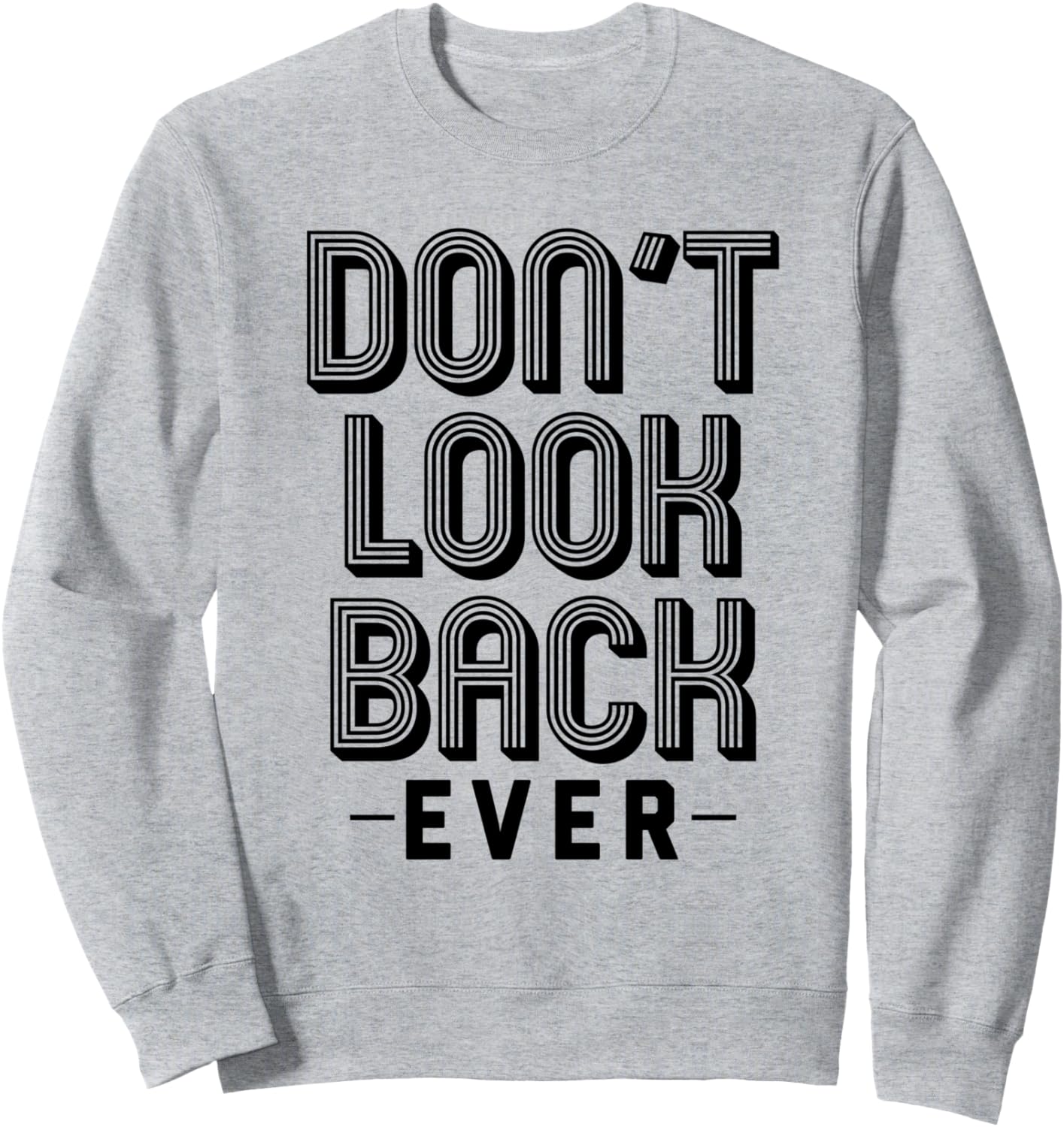 

Вдохновляющая надпись «Никогда не оглядывайся назад» - толстовка с черным текстом Motivational, Never Look Back, White Letters, Черный, Вдохновляющая надпись «Никогда не оглядывайся назад» - толстовка с черным текстом Motivational, Never Look Back, White 