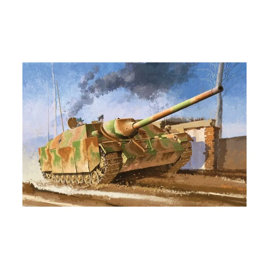 

Jagdpanzer IV L/70(V) с Zimmerit - производство август 1944 г., Dragon Models - '39 to '45 Series - Germany (1:35)