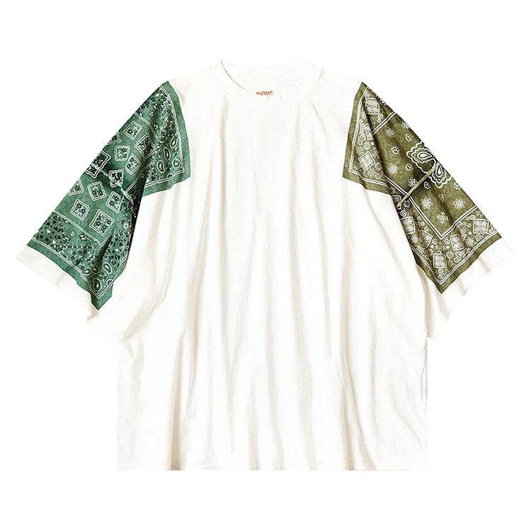 

Футболка Kapital Jersey Bandanna Huge T-Shirt (Cookie), Khaki