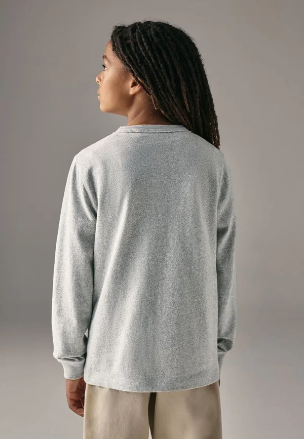 Рубашка-Поло с длинными рукавами, прямого кроя Superdry & Co, Grey — фото 4