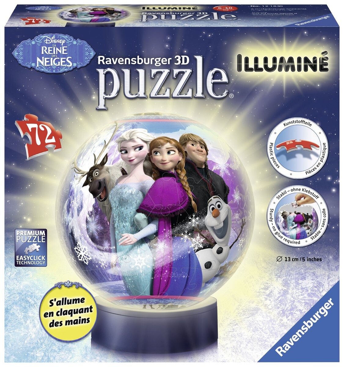 

Пазл Ravensburger, 3D, Frozen, 72 шт.