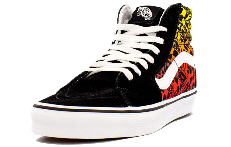 Кеды Vans SK8-HI 'Logo Flame', черный — фото 2