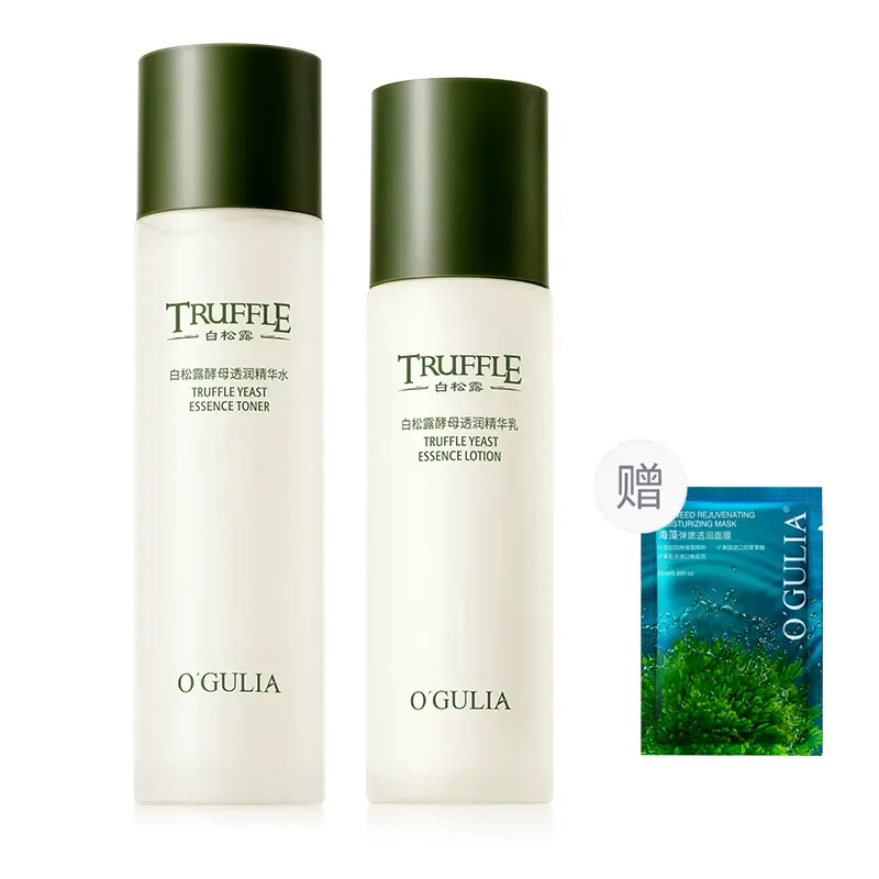 

Aguliya Наборы для ухода за кожей Aguria с сывороткой и лосьоном с экстрактом белого трюфеля и дрожжами: успокаивающий, стабилизирующий, увлажняющий (два/три предмета)