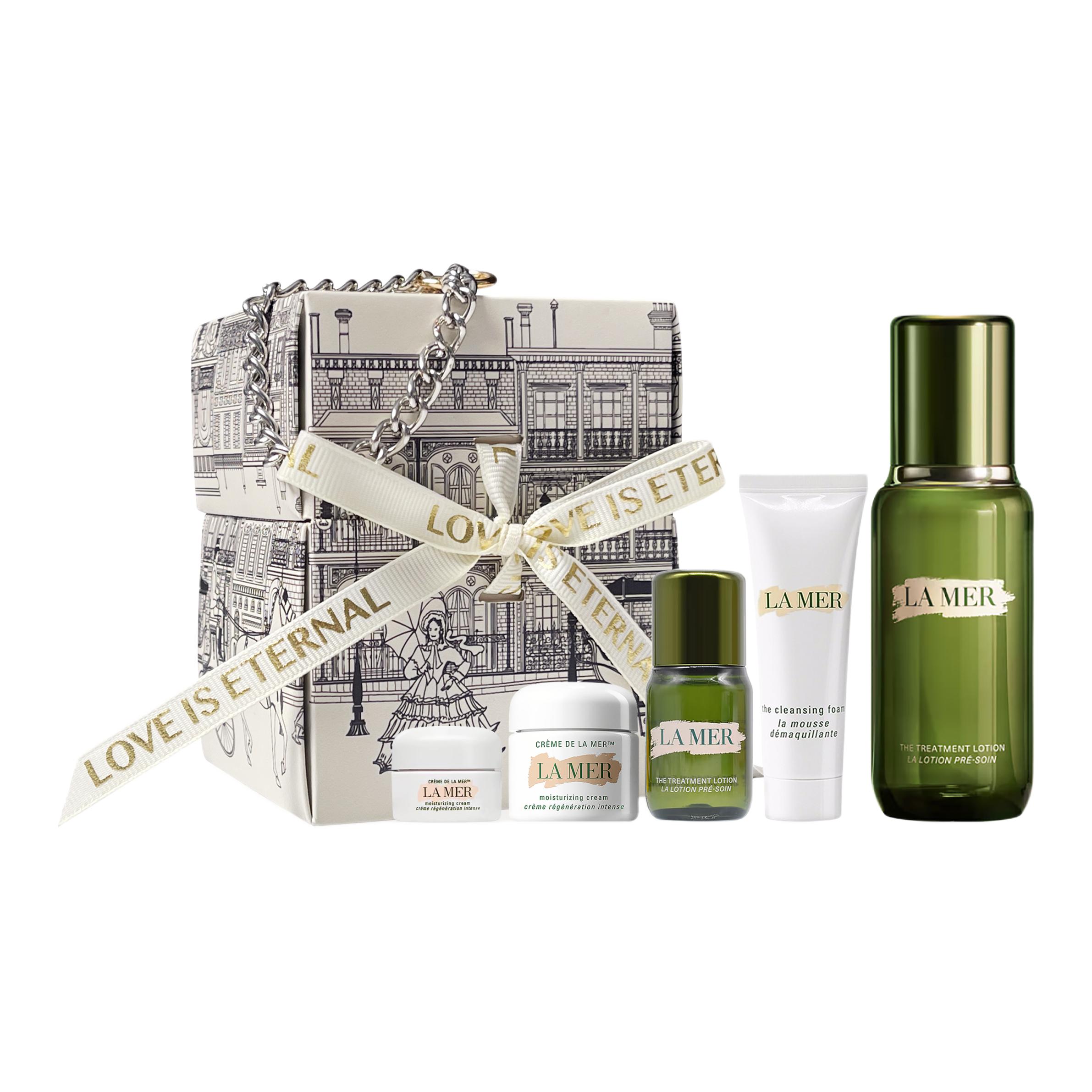 Набор для ухода за кожей La Mer: эссенция Essence of The Sea, 150 мл + набор Luxury Goddess Black Angel Supreme, 8 предметов — фото 2