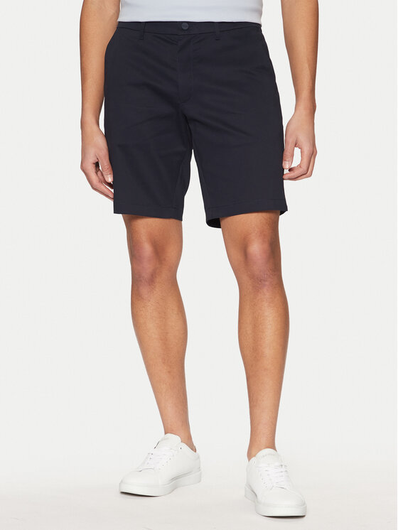 

Шорты облегающего кроя из ткани K10K114071 Calvin Klein, синий